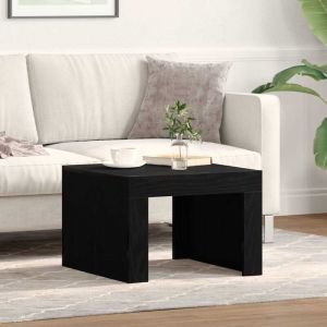VidaXL Table basse Ch&ecirc;ne noir Bois d'ing&eacute;nierie