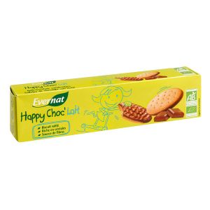 Image de Evernat Biscuits Happy Choc'Lait 200g