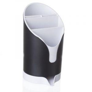 Uttoir &agrave; couverts 20 x 11 x 13 cm Noir AC D&Eacute;CO