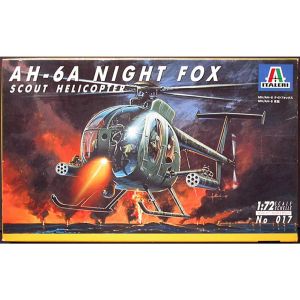 Italeri 017 - Maquette hélicoptère : AH - 6 NIGHT FOX - Echelle 1:72