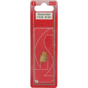 Girard sudron Raccord en laiton - femelle 10.85 mm - m&acirc;le 10x1 mm - Accessoire luminaire