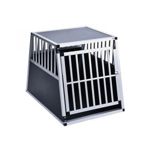 Home Deluxe - Caisse de transport pour chiens en aluminium skito l - 90 x 65 cm Taille l