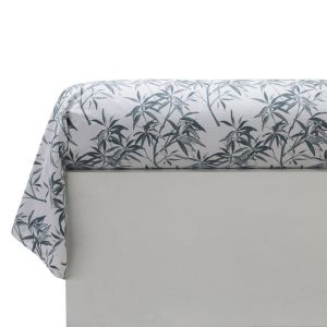Taie de traversin percale de coton HANOI - gris