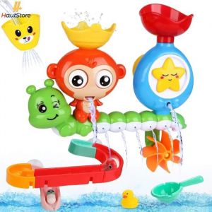 Jouet De Bain Cascade Interactif Pour Bébé Et Enfants - Hautstore - 14 Pièces - Multicolore