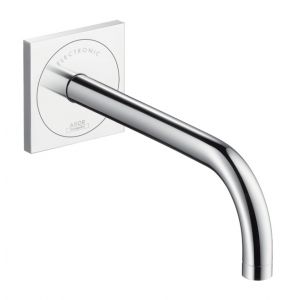 Hansgrohe Uno Mitigeur lavabo électronique encastré mural avec bec 225 mm chromé