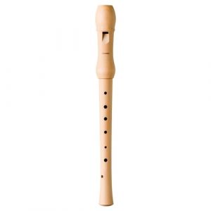 Hohner HOB9565 Musica Line German Recorder Two Pieces Pear Wood Light