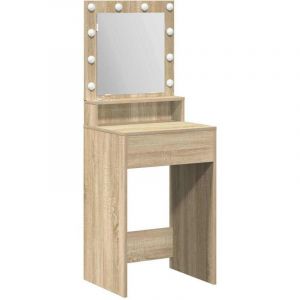 VidaXL Coiffeuse Chêne Sonoma 50 x 41 x 135 cm Bois d'ingénierie