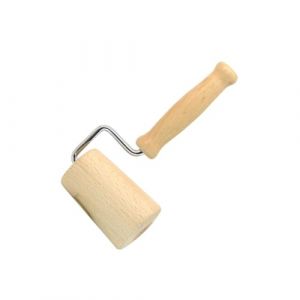 Fackelmann 31063 Fair Rouleau à pâte Bois Beige 17 x 8 cm