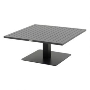 Hesperide Table de jardin relevable carrée Salimia graphite 110 x 110 x 69cm en aluminium