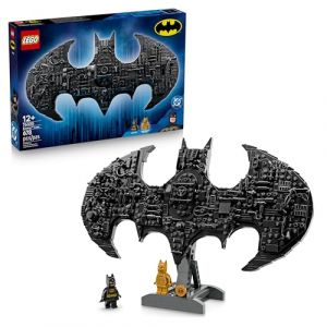 Lego DC Batman Logo de Batman - Jouet de Construction avec Super-H&eacute;ros - 2 Minifigurines - D&eacute;coration Murale 3D - Id&eacute;e de Cadeau DIY pour Gar&ccedil;on d&egrave;s 12 Ans ou Ado Fan du Film 76330