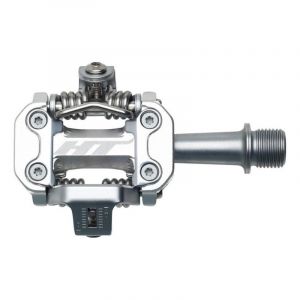 Image de HT Components Pédales automatiques VTT M2 aluminium argent