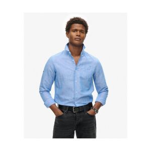 Superdry Chemise boutonnée lin et coton bio Studios