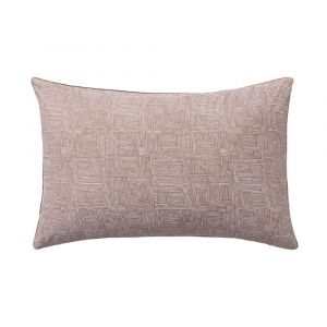 Essix Taie d'oreiller en percale de coton beige 50 x 75 cm