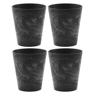 Image de House Doctor Serveur Tasse Lot de 4 Noir