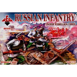 Red Box Russian Infantry, Boxer Rebellion 1900 - 1:72e