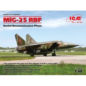 ICM MiG-25 RBF, Soviet Reconnaissance Plane - 1:48e