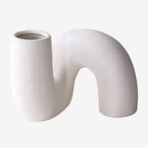 Vase Céramique Mardig SKLUM Blanc 14,5 cm