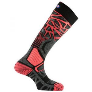 Image de Chaussettes Thyo Mi-bas Ski tricot 3D en laine et soie haute performance - Couleur 35 / 37 - Taille Noir