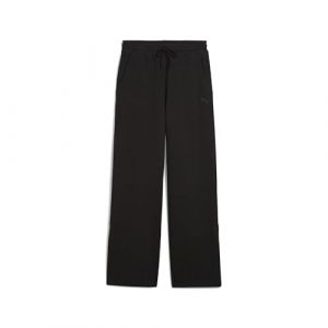 Puma Her Comfort High-Waist Straight Pants, Pantalon tricoté Femme Black,