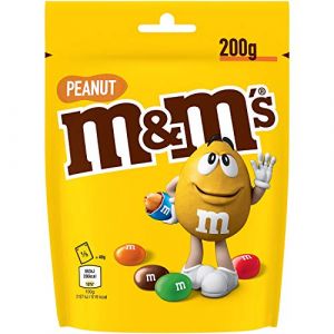 M&m's PEANUT - Bonbons Chocolat au Lait & Cacahuètes - 200g Sachet de Chocolats