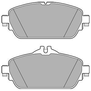 Image de Delphi Plaquettes De Frein LP2764 Jeu De Plaquettes De Frein,Jeu de plaquettes de frein, frein à disque MERCEDES-BENZ,CLASE B W246, W242