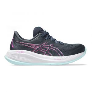 Asics Gel-Cumulus 26 Chaussure De Running Sans Stabilisateurs Femmes - Bleu, Pink, Pointure 39