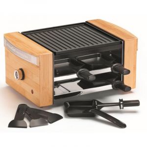 Kitchen Chef Appareil &agrave; raclette 4 personnes 750w - kc.woodlux4