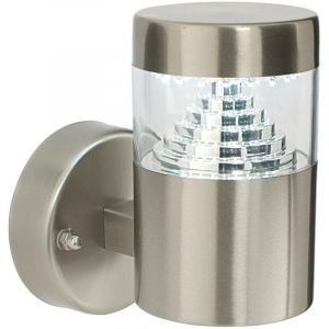 Endon Applique murale ext&eacute;rieure &agrave; 1 ampoule en acier inoxydable, polycarbonate IP44