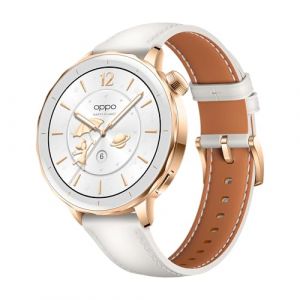 Oppo Montre X2 Mini - Smartwatch avec écran AMOLED 1,32", jusqu'à 7 Jours de Batterie, GPS, Wear OS by Google, paiements avec Google Wallet, étanche 5 ATM, 100+ Modes Sport - Glimmer Gold