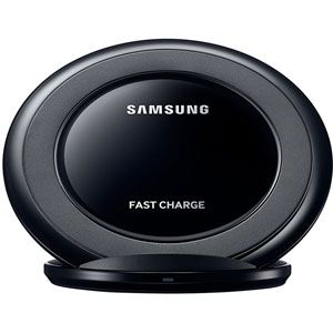 Samsung Chargeur à induction Pad Stand NG930 Noir + Câble + Chargeur secteur pour Galaxy S7 et S7 Edge