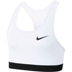 Nike Brassière de sport non rembourrée à maintien normal Dri-FIT Swoosh pour Femme - Blanc - Taille XS - Female