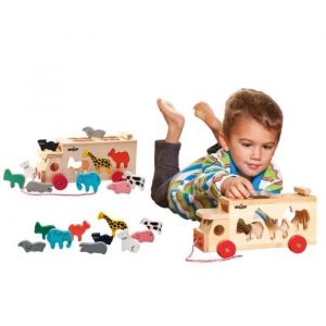 Camion à insertion d'animaux ligneux 91199