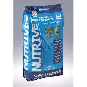 Image de Nutrivet SUPER PREMIUM Croquettes chien adulte 25/12 sensible 15kg 0% blé