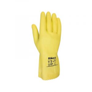 Image de Juba - Gants chimique 62138 jaune taille 8 - sachet de 12 paires