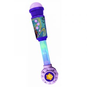 Lexibook Disney Wish, Microphone Lumineux pour Enfant, Jeu Musical, Haut-Parleur int&eacute;gr&eacute;, Effets Lumineux, Prise Aux-in, Violet, MIC90WI