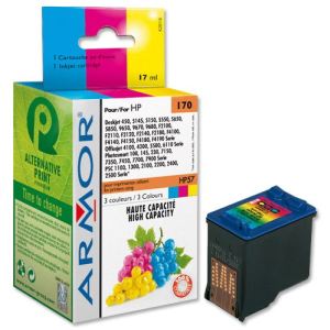 Armor Cartouche d'encre 3 couleurs compatible HP 57