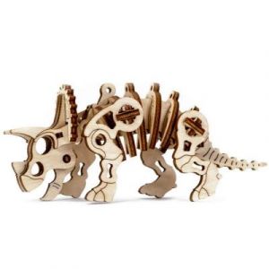 Wooden City Maquette en bois : Dinosaure Triceratops