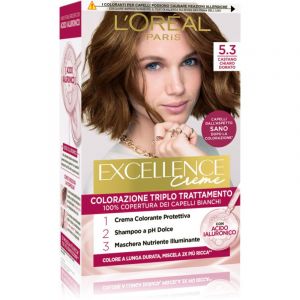 L'Or&eacute;al Paris Eccellenza Crema tinta per capelli colore 5.3 Castano Chiaro Dorato 1 pz