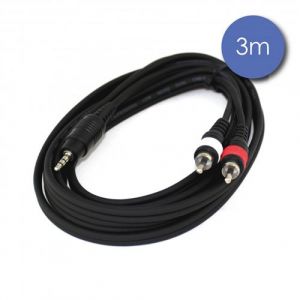 Power Acoustics Mini Jack St/2 RCA M 3M
