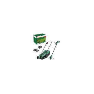 Bosch Pack 18V Tondeuse EasyMower + EasyGrassCut + x1 Batterie 4,0 Ah et Chargeur