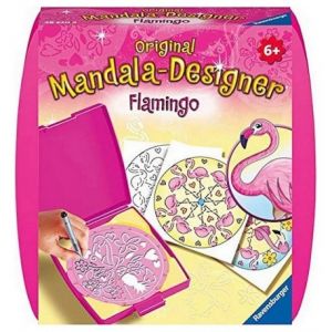 Ravensburger Mandala – Mini – Flamingo – Loisir créatif – Dessin – Enfant dès 6 ans – 28520