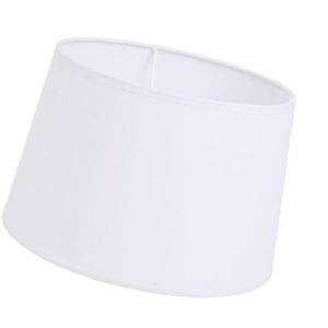 N.a! Abat-Jour Tambour Blanc Hauteur 18,5 Cm