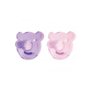 Philips Pacifiers Soothie Shapes Pink And Lilac +3M 2 Units