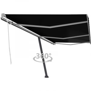VidaXL Auvent Manuel R¿¿Tractable Sur Pied 600x300 Cm Anthracite