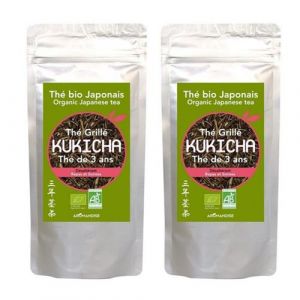 Brindilles de thé vert bio japonais Kukicha 160 g - Aromandise