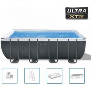 Intex Ensemble de piscine Ultra XTR Frame Rectangulaire 549x274x132 cm
