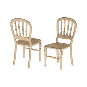 Maileg Chaise, souris, or, h : 8,5 cm x l : 8 cm x l : 4 cm