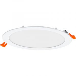 Osram Downlight Slim 225mm, spot encastrable LED, 22W, blanc neutre 4000K, 2000 lumens, design fin, IP20, installation facile pour salons et cuisines