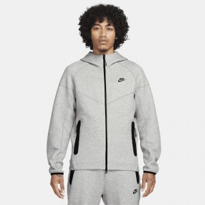 Nike Sweat à capuche et zip Sportswear Tech Fleece Windrunner pour homme - Gris - Taille L - Male