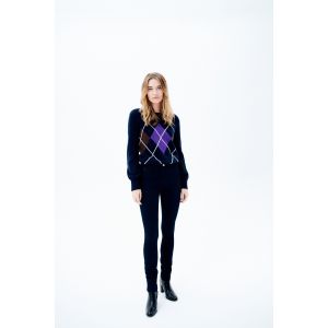 Caroll Femme Pk003-jossb Pantalon, Bleu Marine, 44 EU